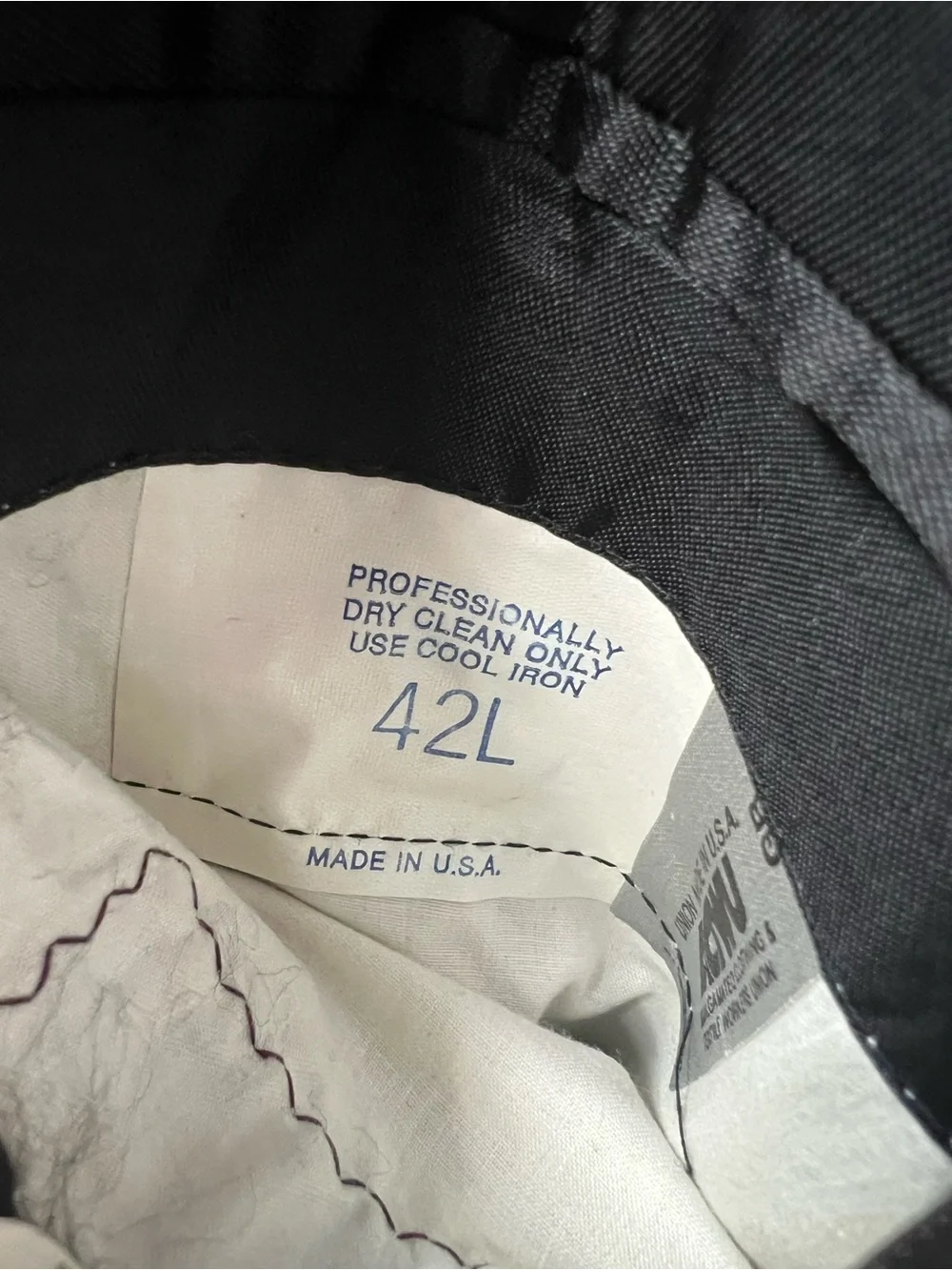 Jos. A. Bank Men's 42L Black Single Button Tuxedo Blazer Jacket Vintage USA Coat